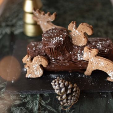 Sobremesa de Natal: “Bûche” de chocolate
